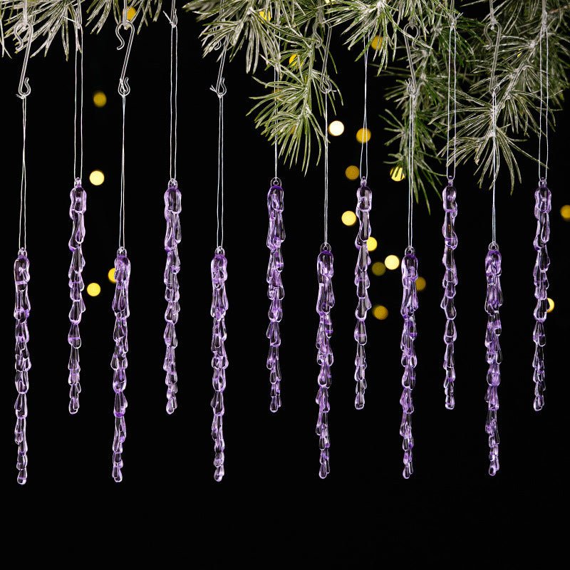 Decorative Christmas lights string with icicle design Stornfield