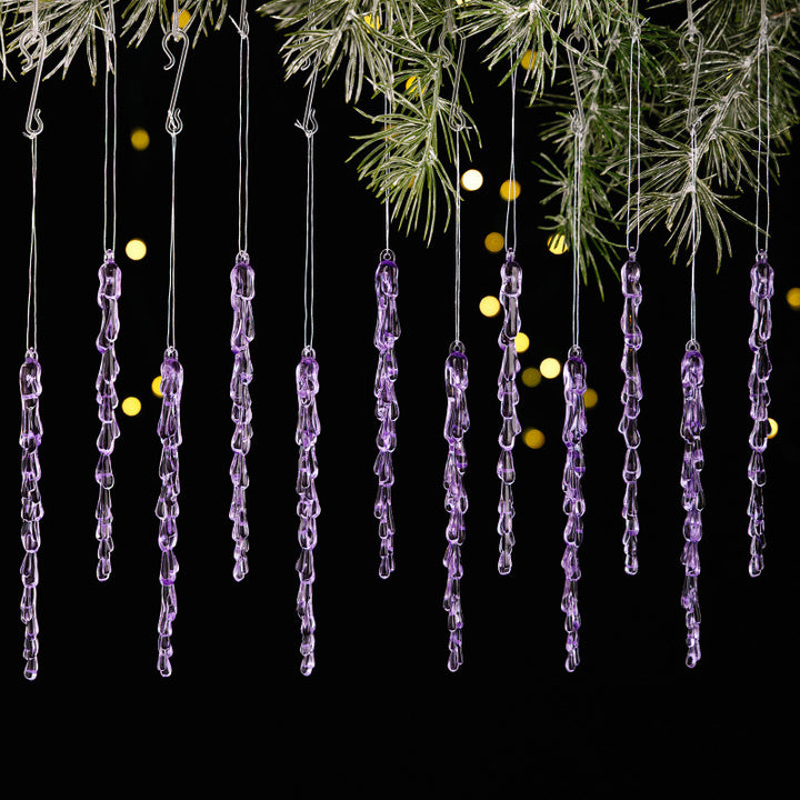 Decorative Christmas lights string with icicle design Stornfield