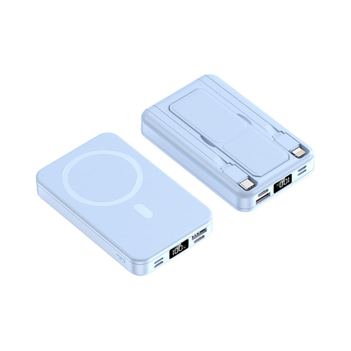 Magnetic portable charger with integrated cable Stornfield