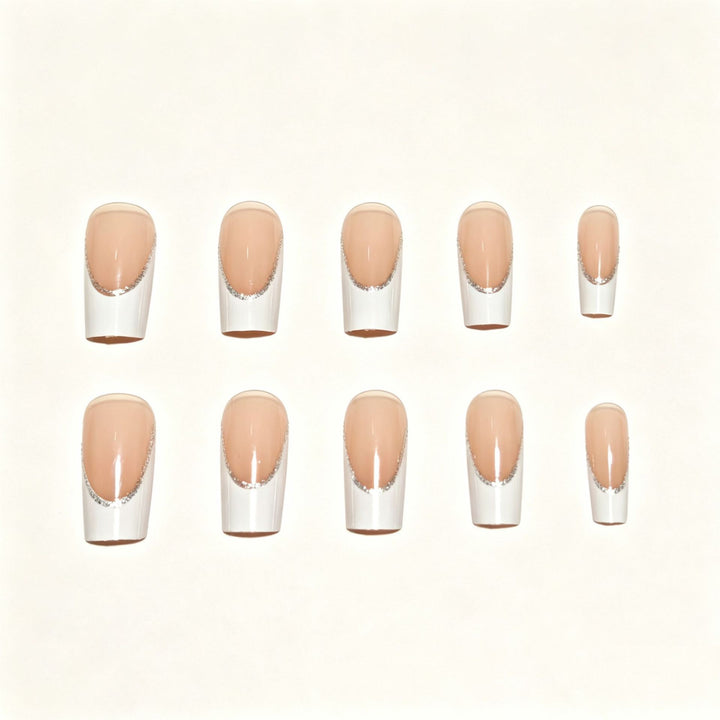 French Tip Gel Nail Art Extensions Stornfield