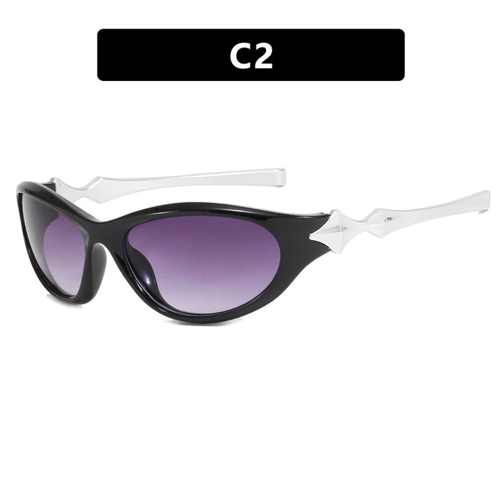 Ladies' sunglasses in an elegant retro style with eye-catching lenses Stornfield