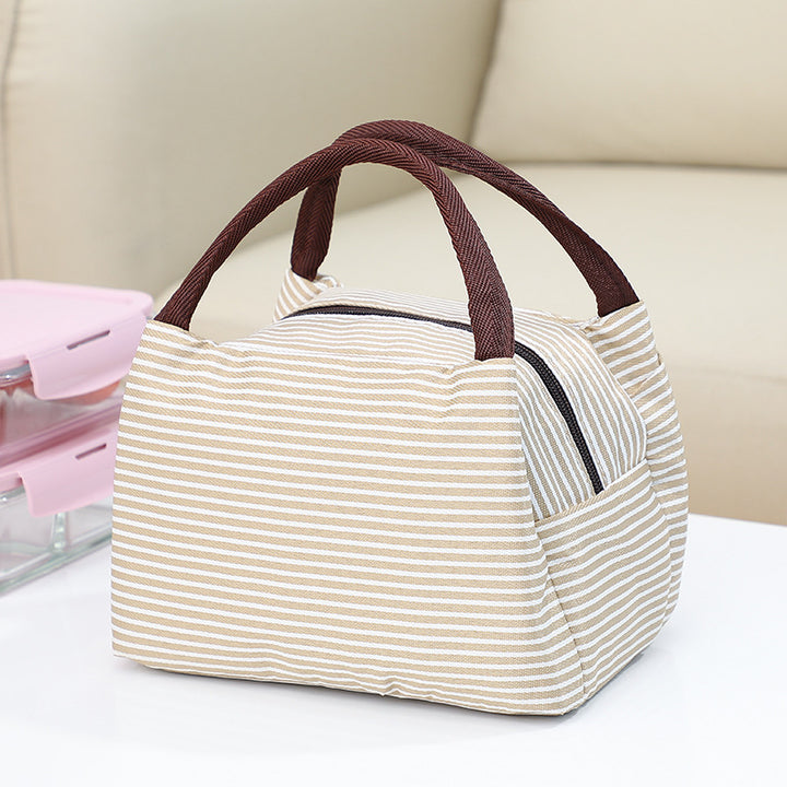 Insulated Striped Lunch Bag Stornfield