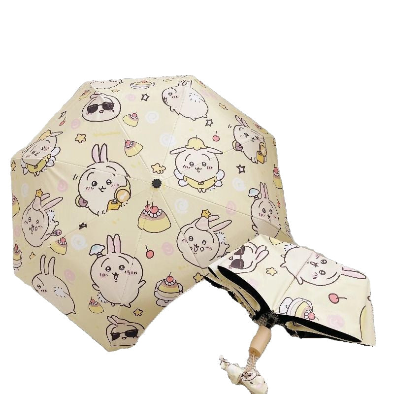 Women's Folding Umbrella with Playful Animal Design Stornfield