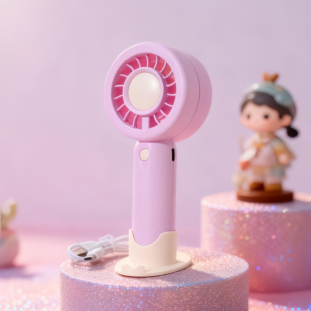 Ladies Portable USB Hand Fan with Ergonomic Design Stornfield