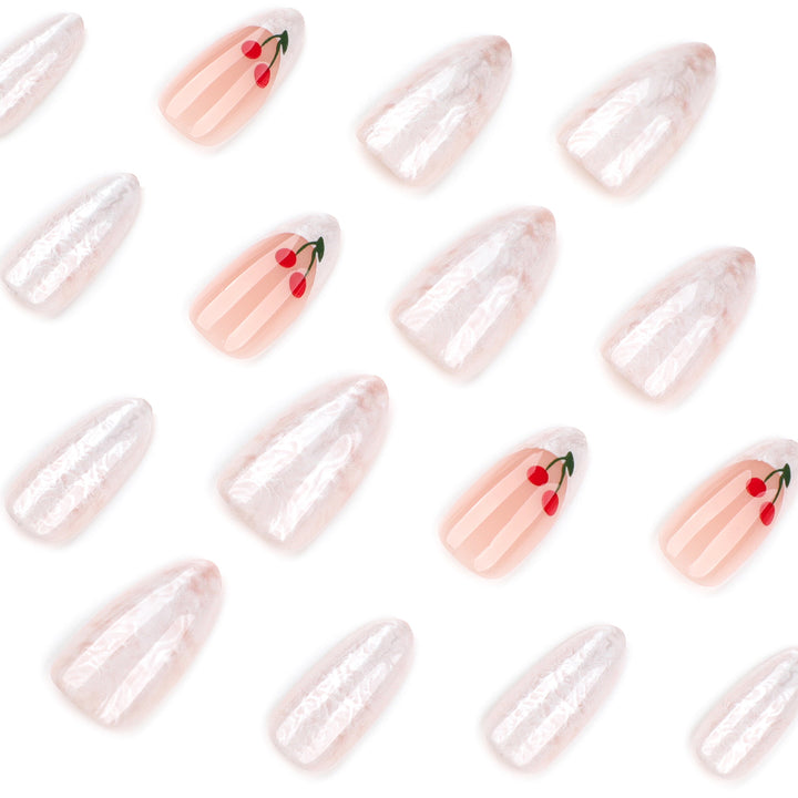 Artful Nail Extensions with Fruity Design Stornfield