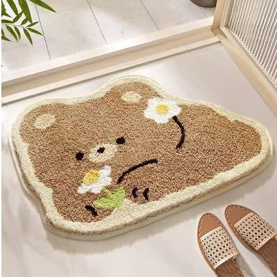 Cozy Camo Bath Mat for Bathroom