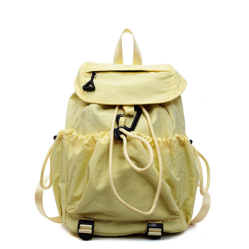 Leisure backpack with elastic drawstring and practical side pockets Stornfield