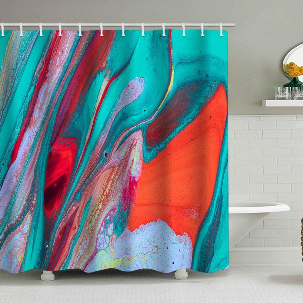 Artistic Marble Design Shower Curtain Stornfield