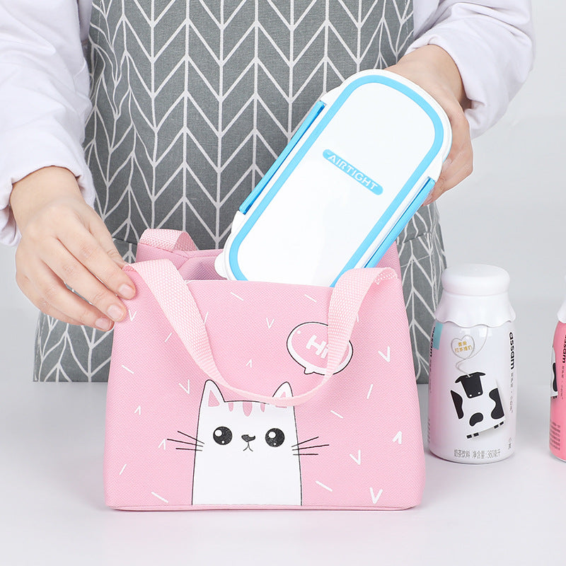 Cute Bear Print Insulated Lunch Bag Stornfield