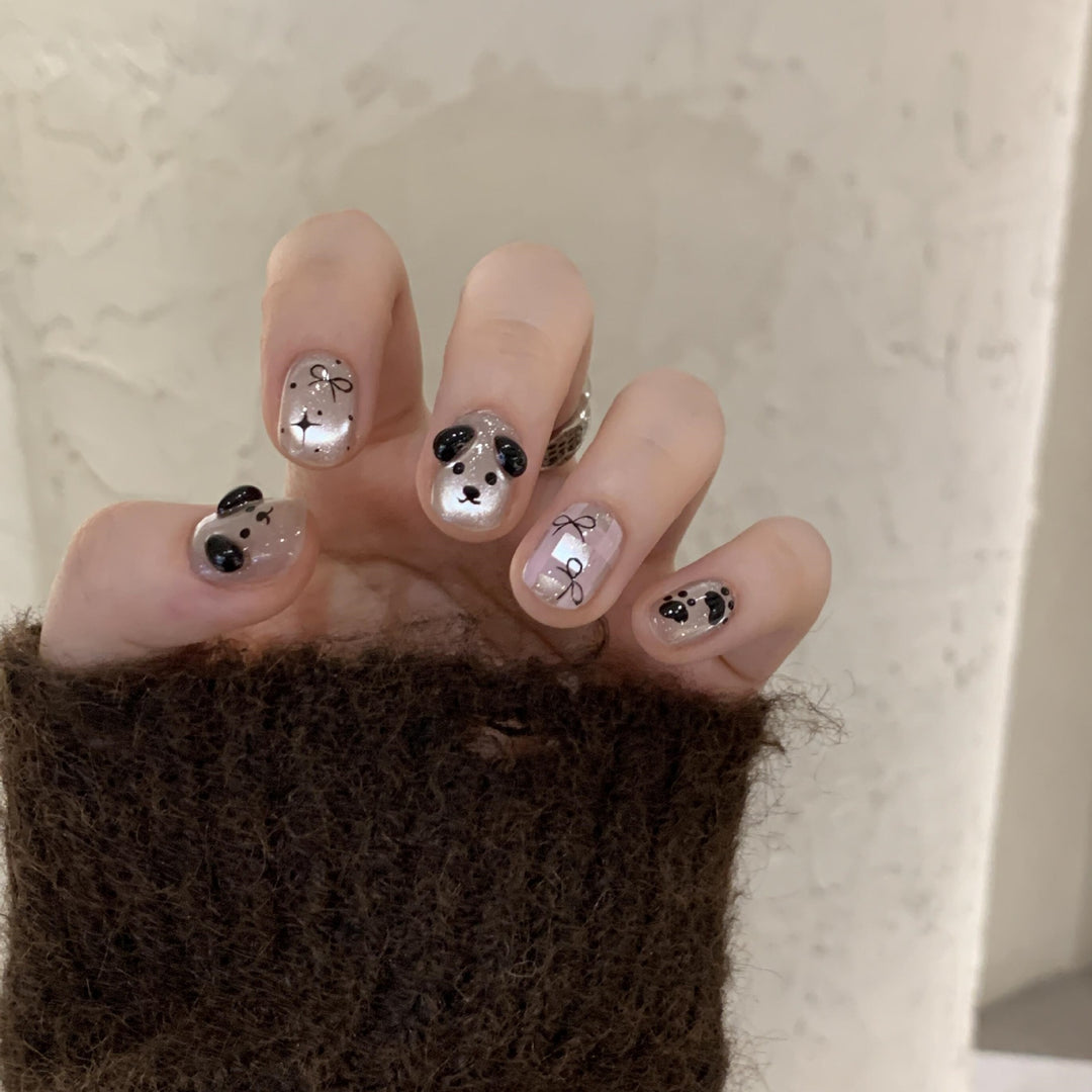 Creative Art Nails In Panda Design Stornfield
