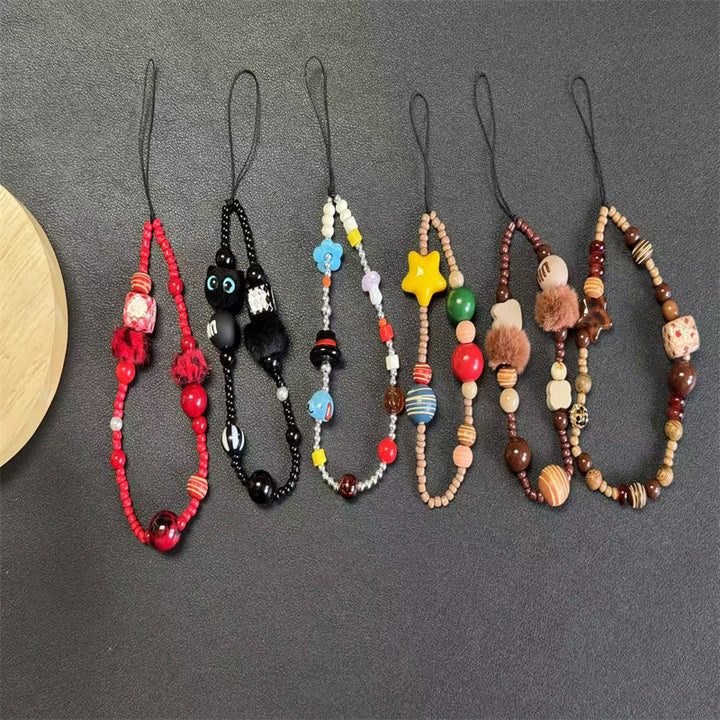 Unique Handcrafted Beaded Charm Keychain Stornfield
