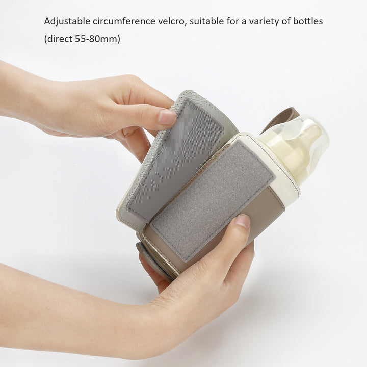 Elegant and Functional Bottle with Leather Sleeve Stornfield