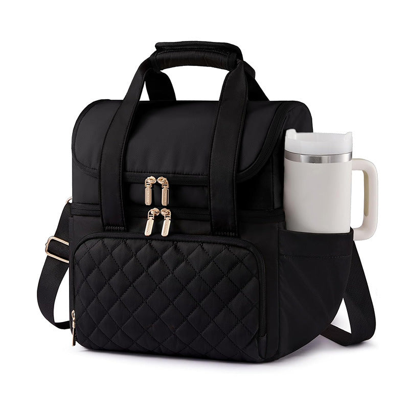 Elegant cooler bag with practical drink holder Stornfield