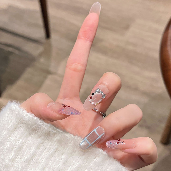 Artistic Press-On Nail Set Stornfield
