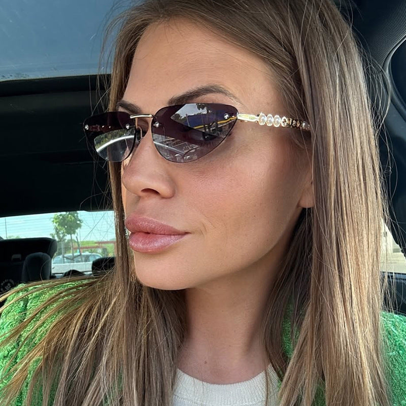 Women's Cat-Eye Sunglasses with Luxurious Details and Protective UV Filter Stornfield