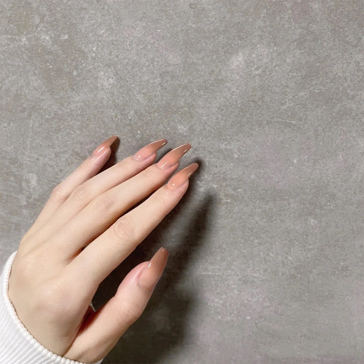 Artificial nails with elegant ombre effect Stornfield