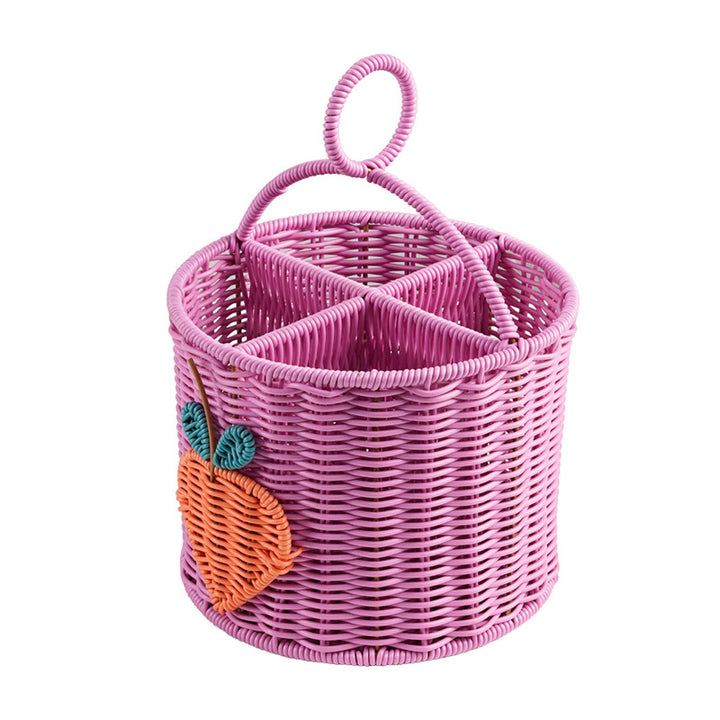 Multi-Compartment Decorative Organizer Basket Stornfield