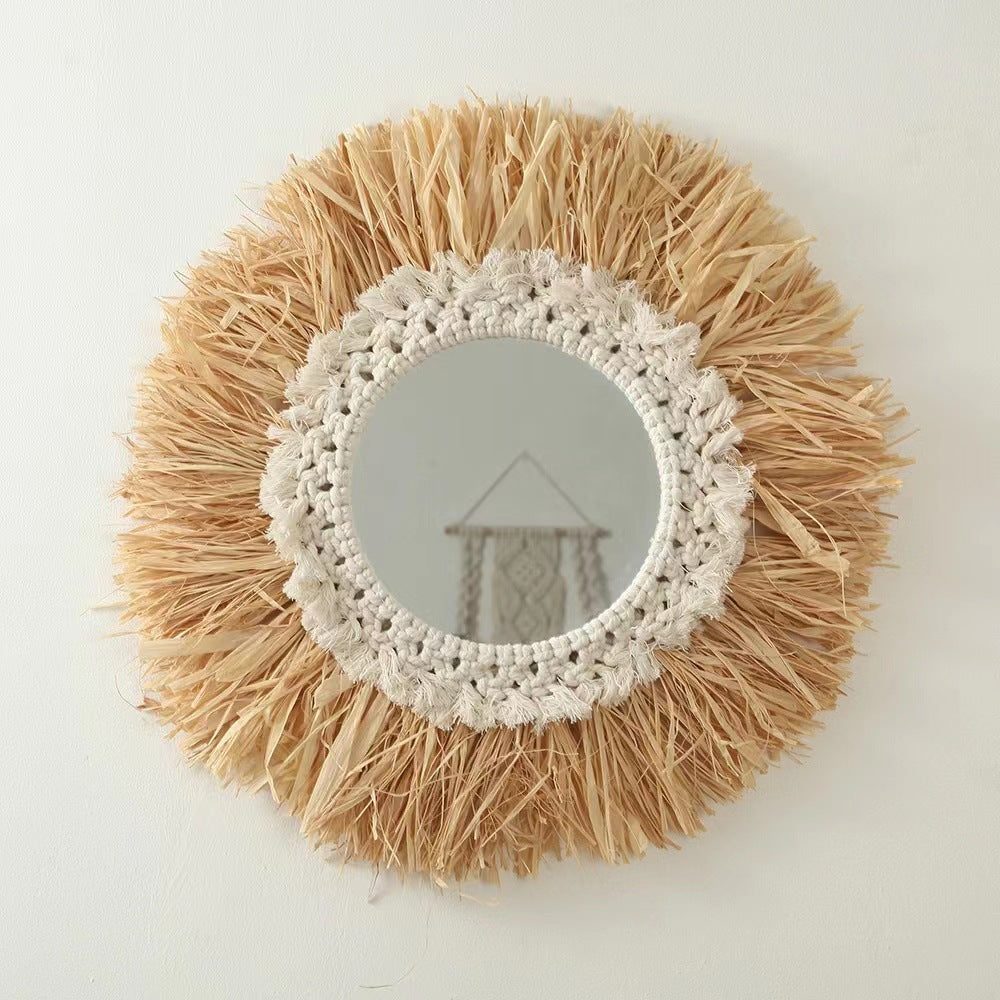 Decorative wall mirror in sunray design Stornfield