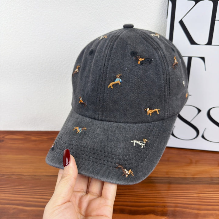 Unisex Embroidered Dog-Themed Baseball Cap Stornfield