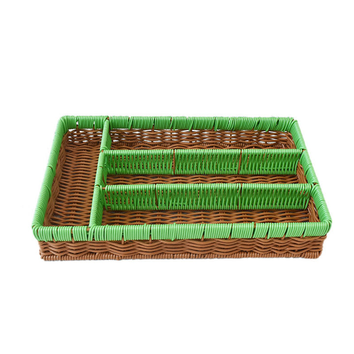 Stylish Multi-Compartment Woven Storage Organizer Stornfield
