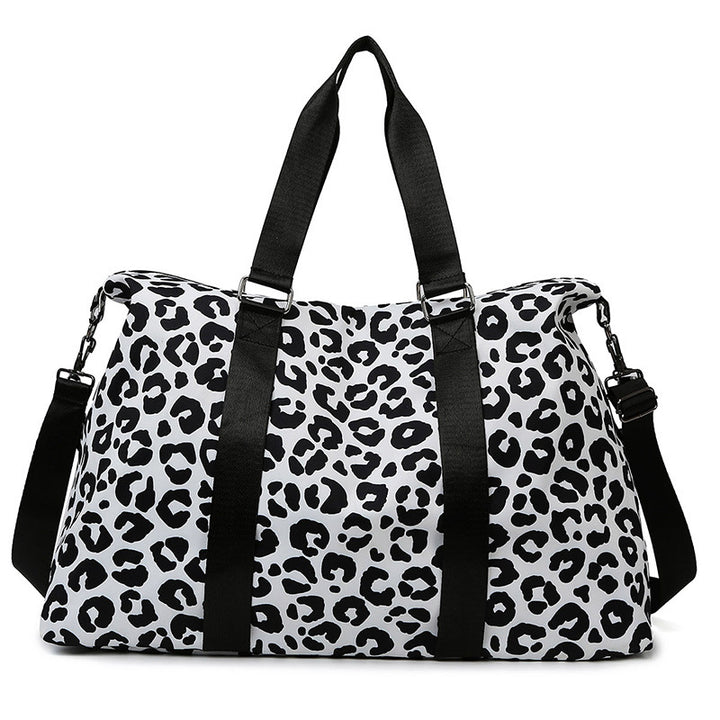 Sporty travel bag with trendy zebra pattern Stornfield