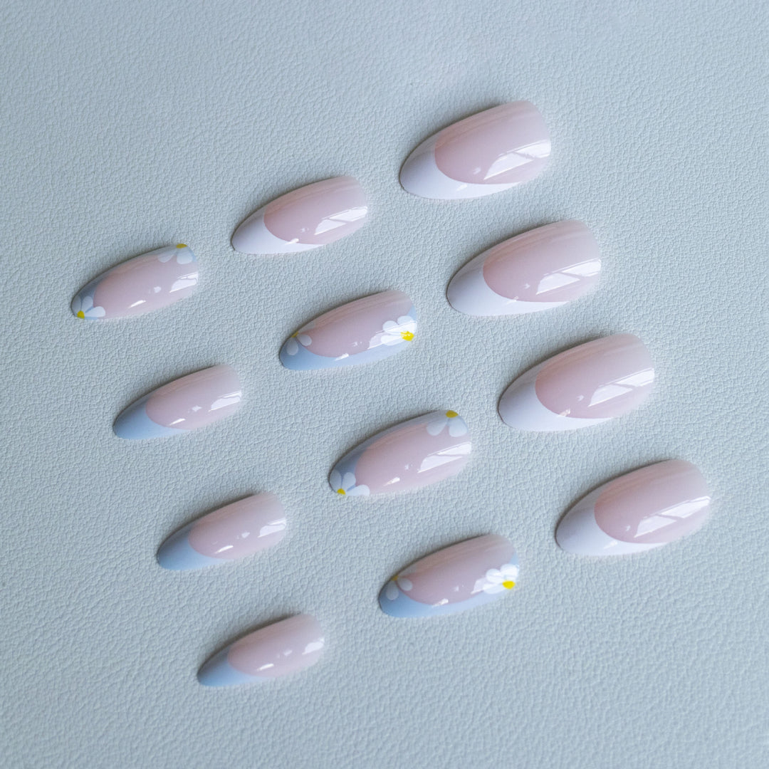 Artistic Floral Accent Nail Art