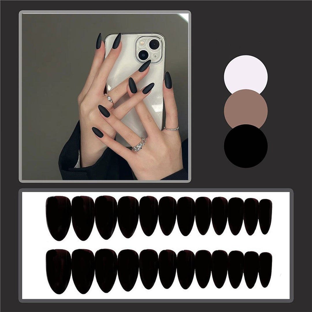Artificial nail set in elegant matte finish Stornfield