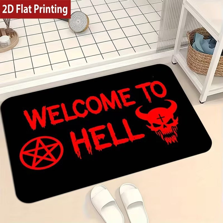 Halloween-Themed Doormat