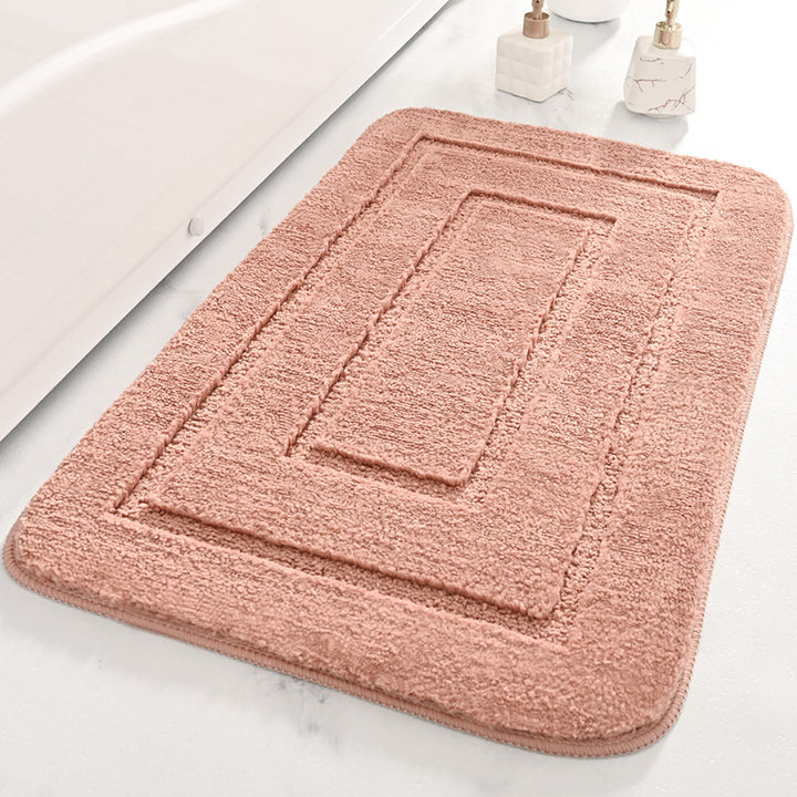 Plush Pile Bathroom Mat