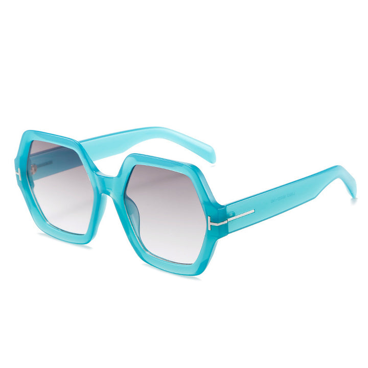 Stylish Oversized Hexagonal Sunglasses Stornfield