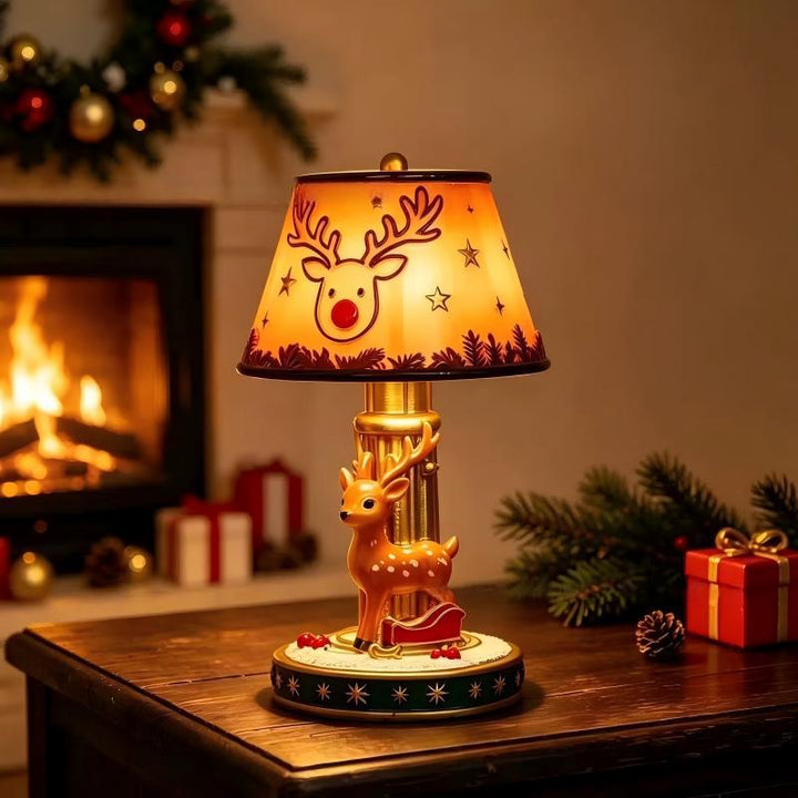 Decorative table lamp in reindeer design Stornfield