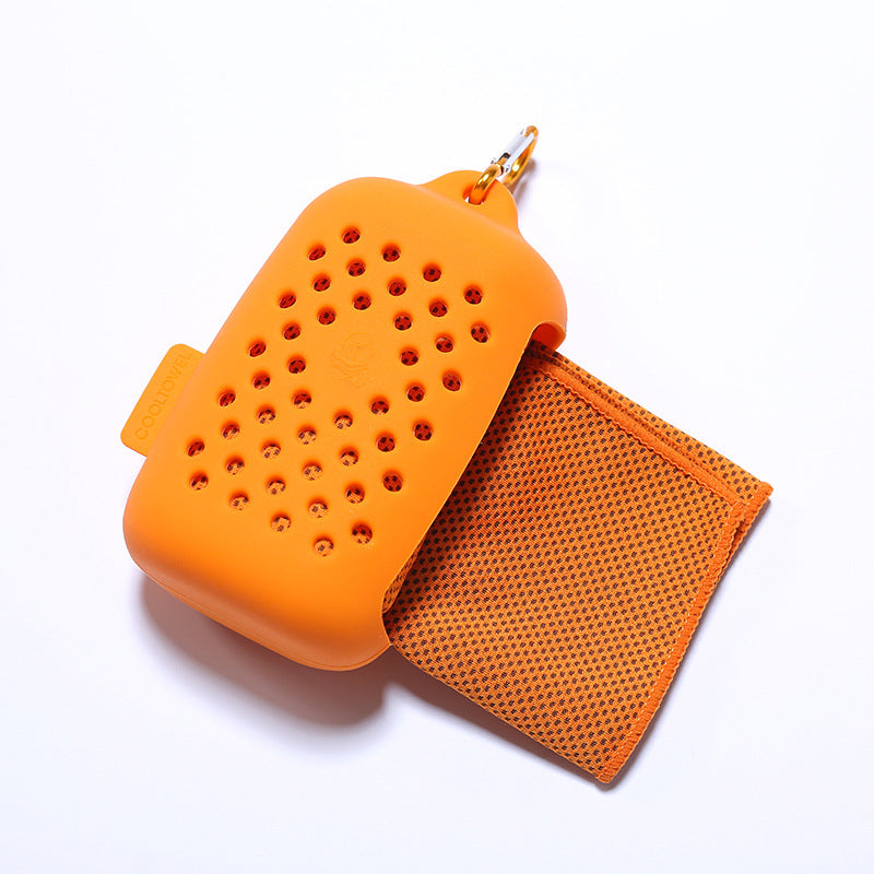 Women Portable Silicone Case with Integrated Cleaning Cloth Stornfield