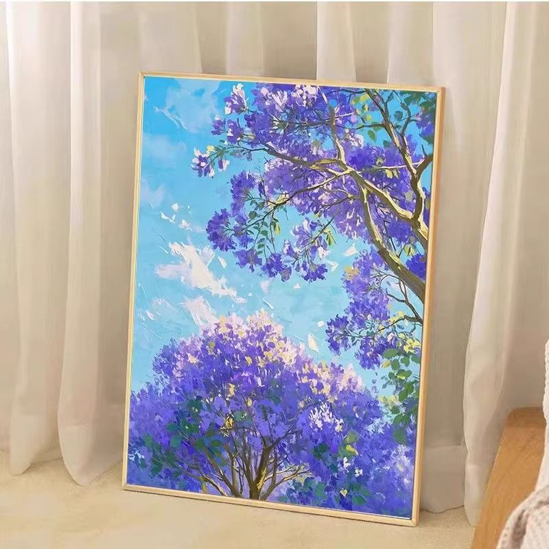 Lush Lavender Floral Canvas Art Print Stornfield