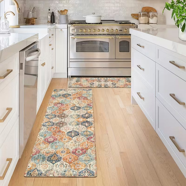 Geometric Patterned Runner Rug