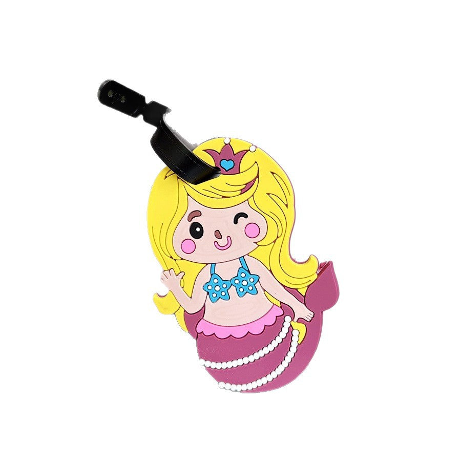 Mermaid-Themed Luggage Tag Stornfield