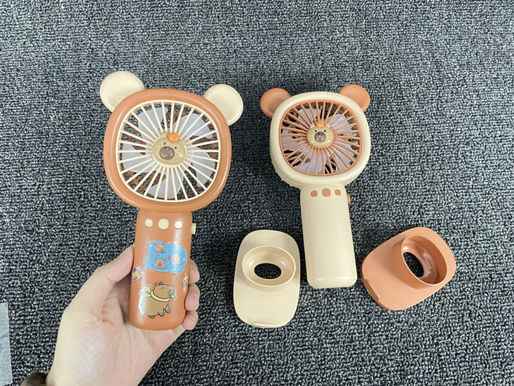 Unisex Portable Hand Fan in Cute Bear Design Stornfield