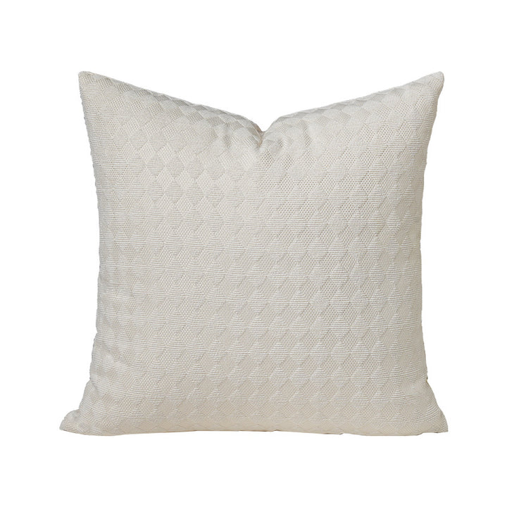Woven decorative cushion cover with textured diamond relief surface Stornfield