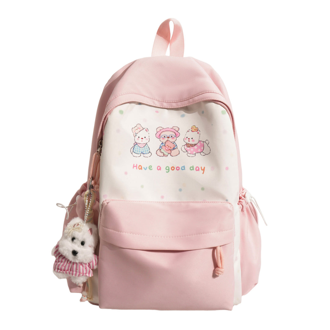 Backpack with Playful Animal Motif and Charming Details Stornfield