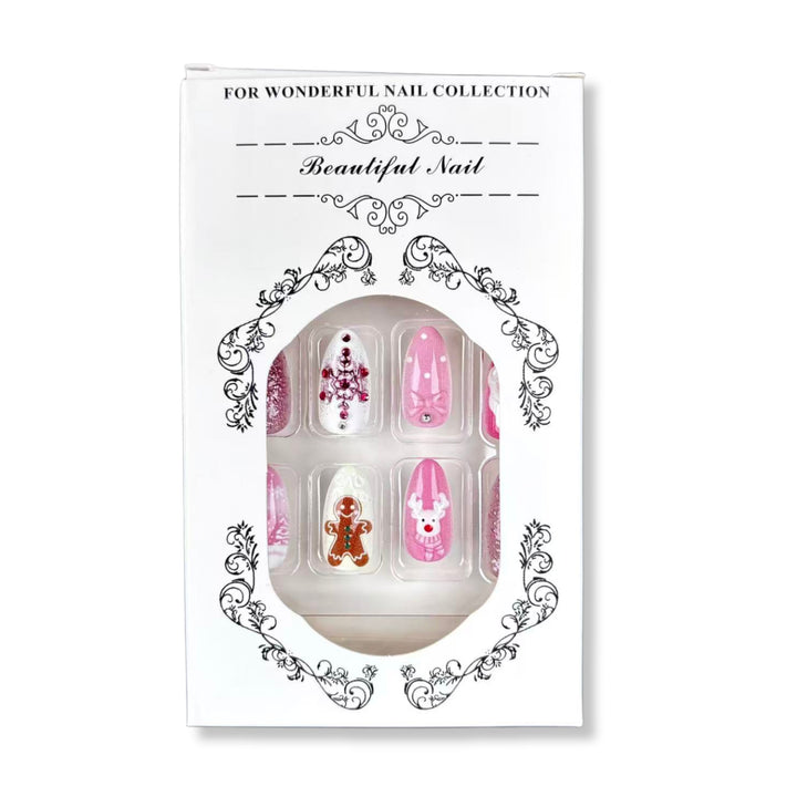 Festive Themed Press-On Nail Art Set