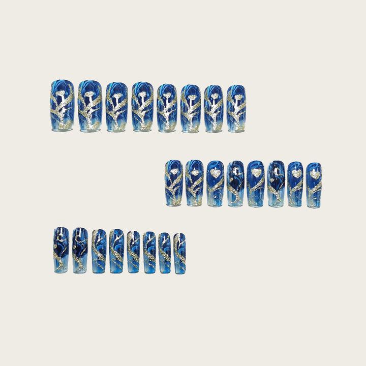Nail art in maritime elegance design Stornfield