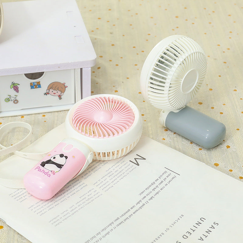 Women Portable Handheld Fan with Cute Animal Design Stornfield