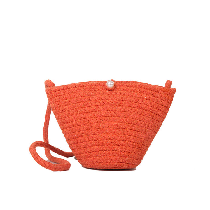 Woven Rope Shoulder Bag