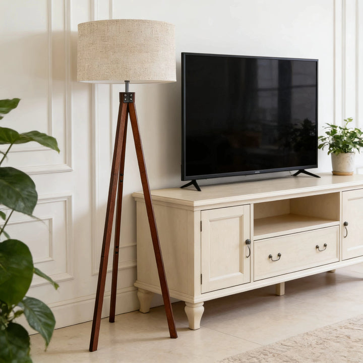 Elegant Tripod Floor Lamp