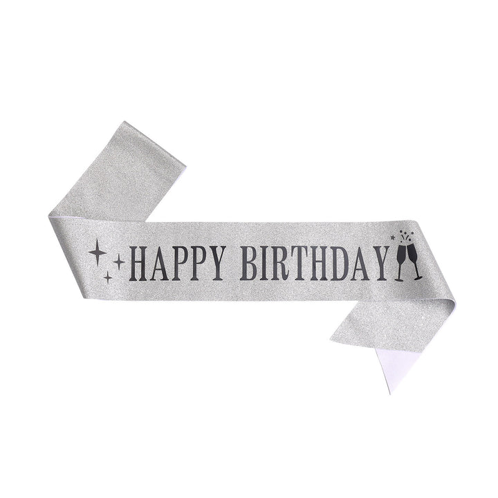 Ladies Glitter Headband with "Happy Birthday" Inscription Stornfield