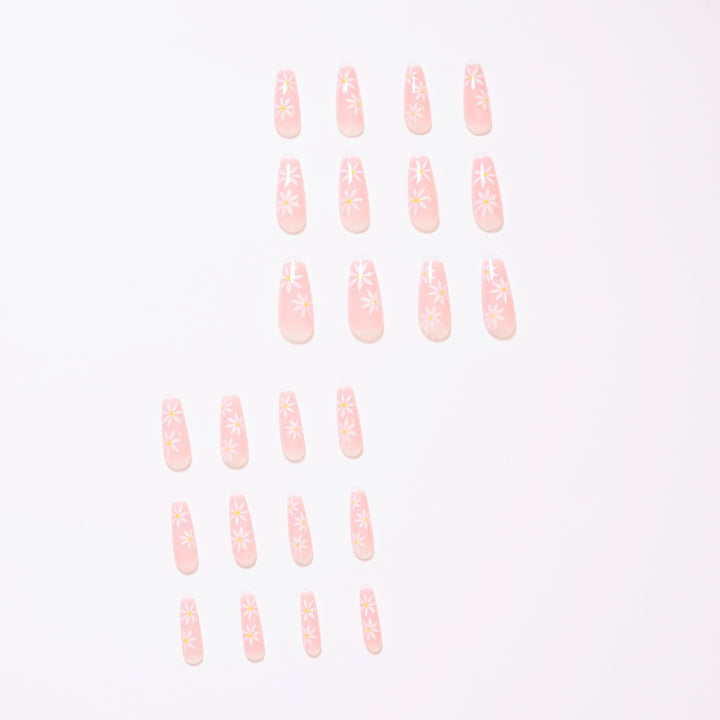 Artistic Nail Extensions with Blooming Accents Stornfield