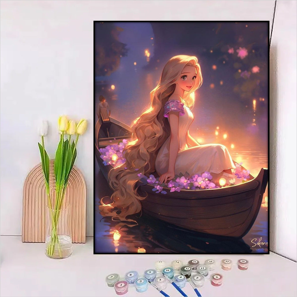 Disney-Inspired DIY Paint by Numbers Canvas Kit Stornfield