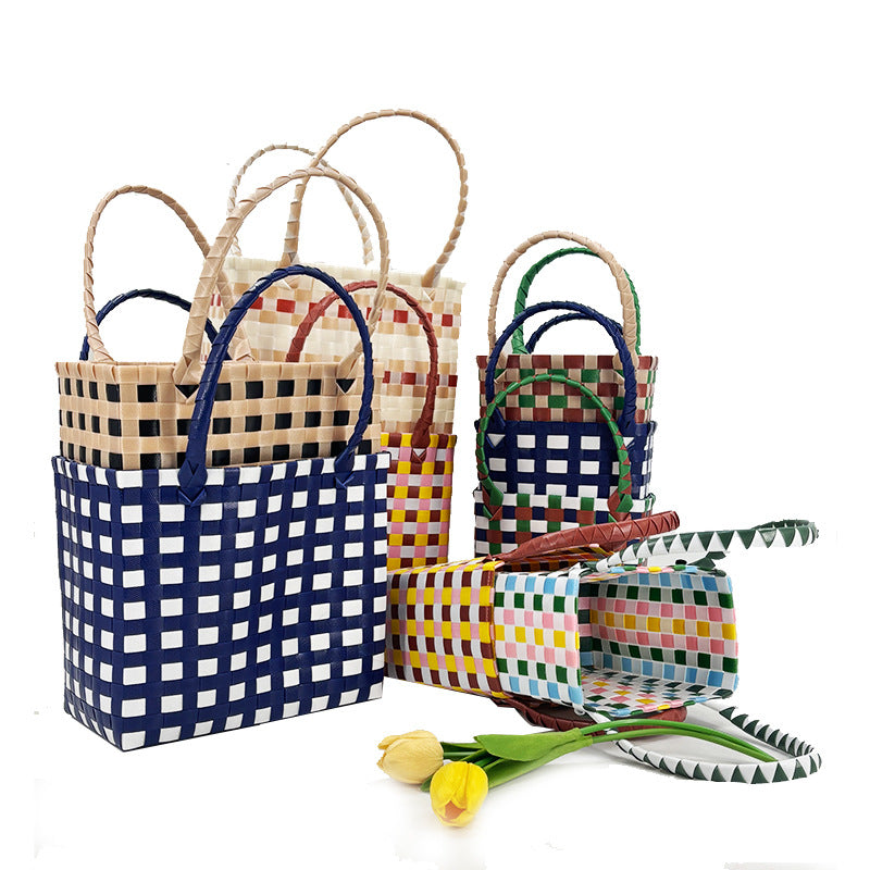 Braided handbag with sturdy handles Stornfield