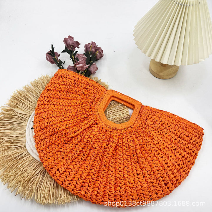 Handcrafted Macrame Bag with Structured Design Stornfield