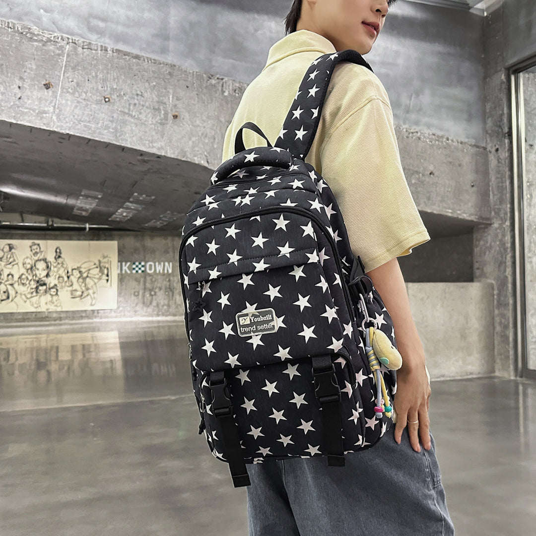 Versatile Star Print Backpack Stornfield