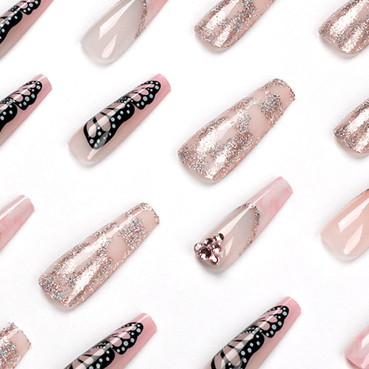 Artistic Acrylic Nail Set Stornfield